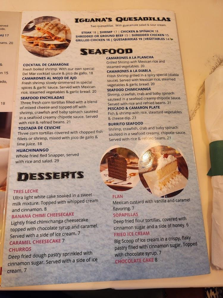 Blue Iguana Taco Bar & Cantina Menu image 4